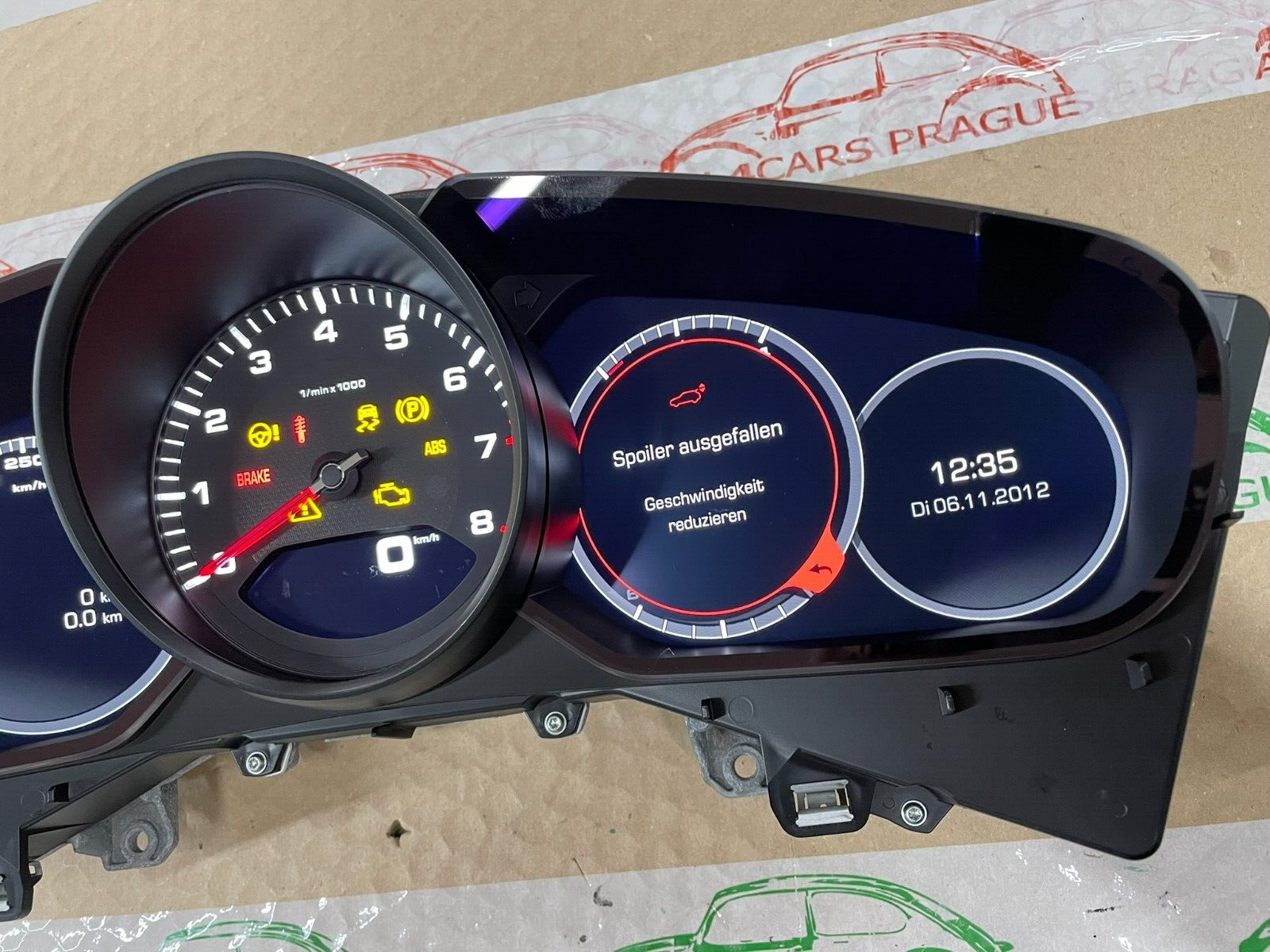 PORSCHE CAYENNE TACHOMETER KOMBIINSTRUMENT CLUSTER 9Y0920935A 6N3 ORIG.NEU 0 KM - Obrázek 13