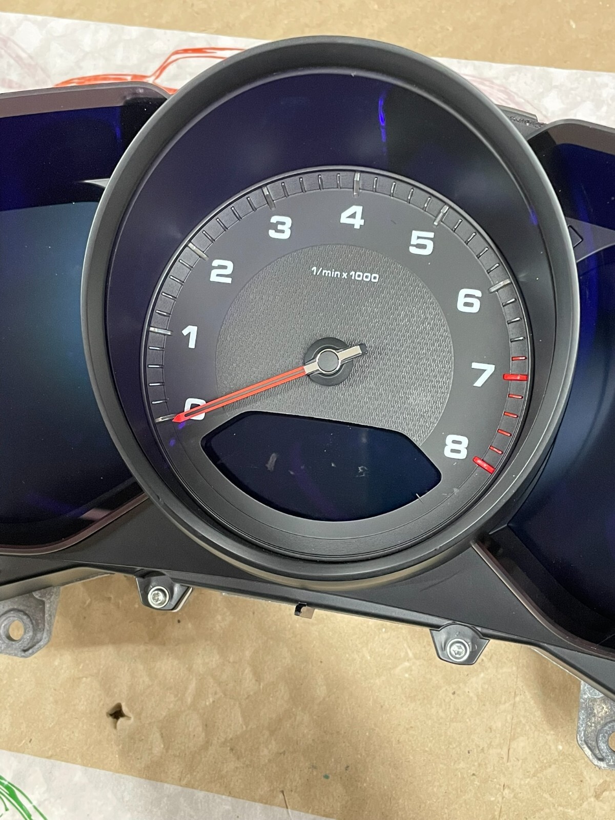 PORSCHE CAYENNE TACHOMETER KOMBIINSTRUMENT CLUSTER 9Y0920935A 6N3 ORIG.NEU 0 KM - Obrázek 23