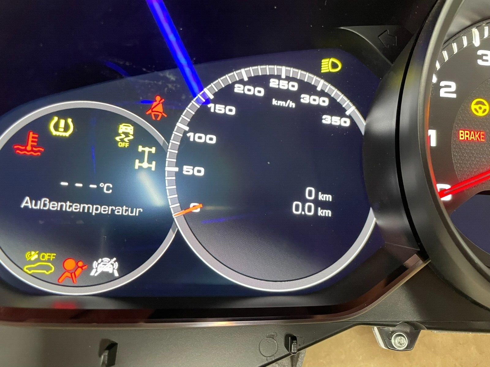 PORSCHE CAYENNE TACHOMETER KOMBIINSTRUMENT CLUSTER 9Y0920935A 6N3 ORIG.NEU 0 KM - Obrázek 5