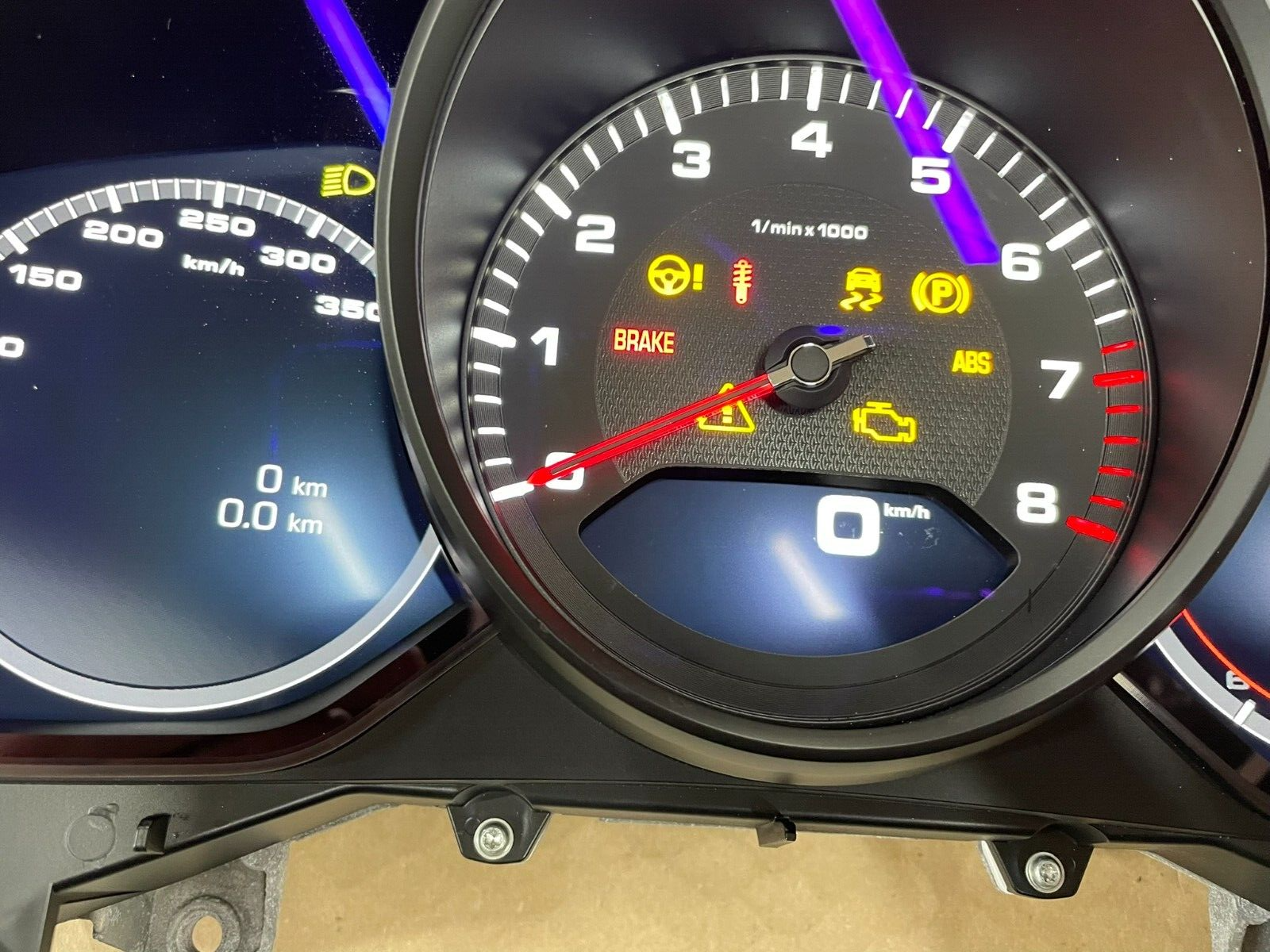 PORSCHE CAYENNE TACHOMETER KOMBIINSTRUMENT CLUSTER 9Y0920935A 6N3 ORIG.NEU 0 KM - Obrázek 8