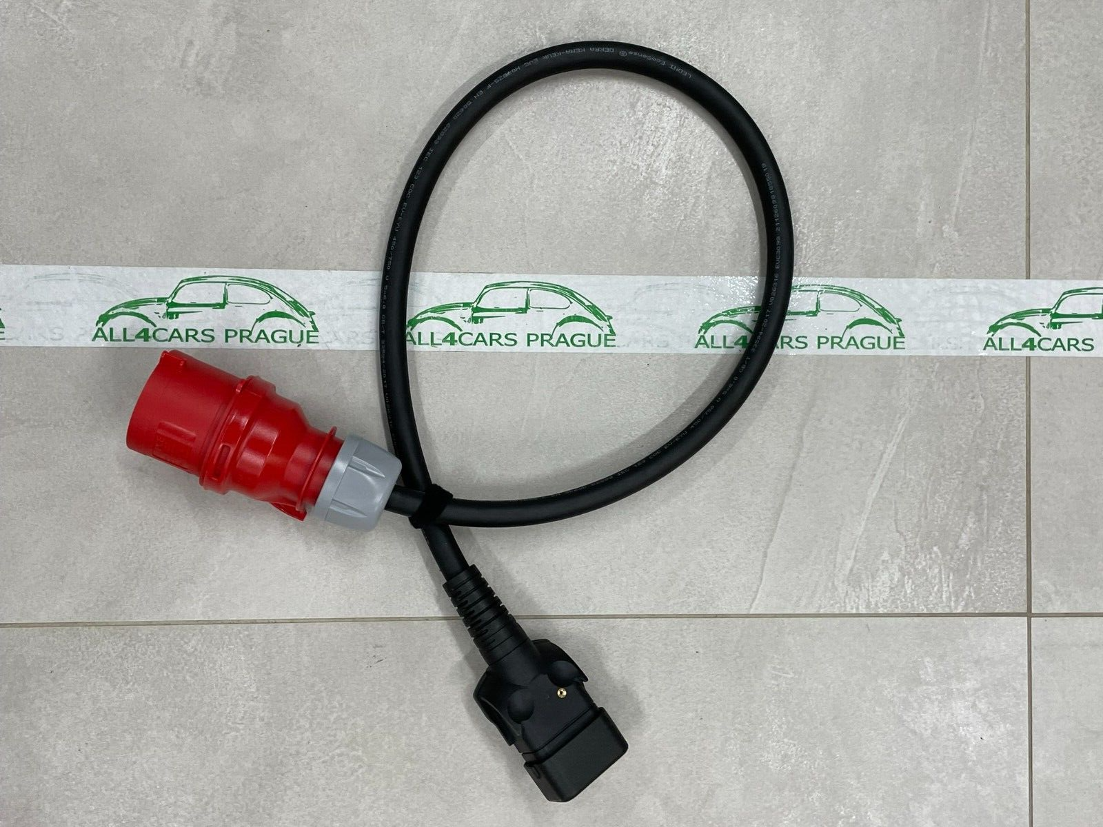 PORSCHE LADEKABEL FÜR NETZSTECKDOSE CEE 32A 3P 900MM GERADE 7PP971678GK ORIG.NEU - Obrázek 11