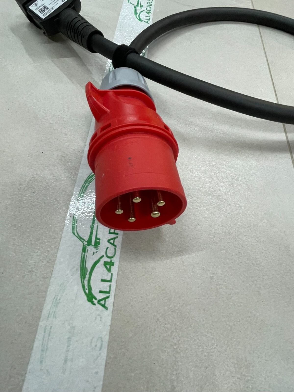 PORSCHE LADEKABEL FÜR NETZSTECKDOSE CEE 32A 3P 900MM GERADE 7PP971678GK ORIG.NEU - Obrázek 8