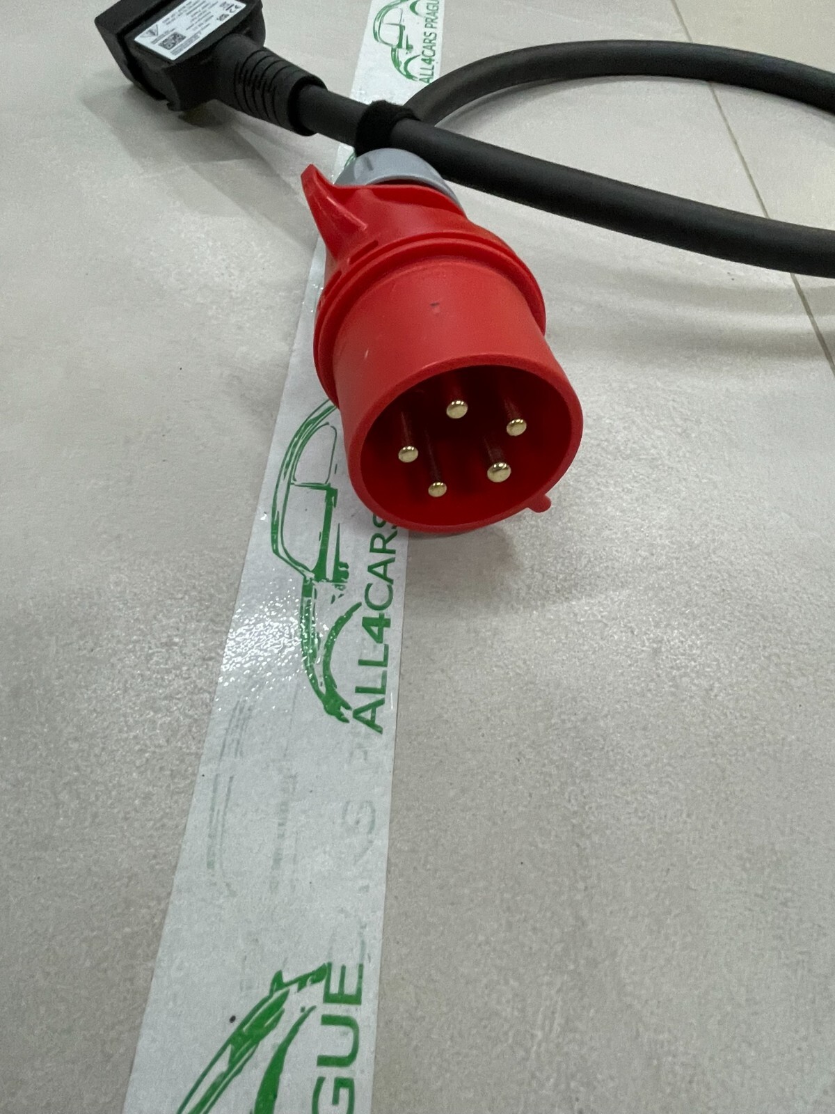 PORSCHE LADEKABEL FÜR NETZSTECKDOSE CEE 32A 3P 900MM GERADE 7PP971678GK ORIG.NEU - Obrázek 9