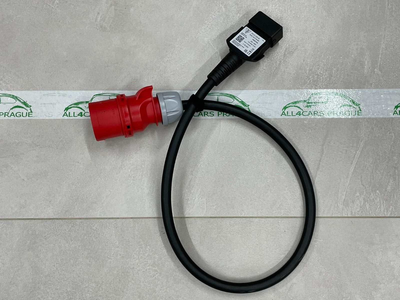 PORSCHE LADEKABEL FÜR NETZSTECKDOSE CEE 32A 3P 900MM GERADE 7PP971678GK ORIG.NEU