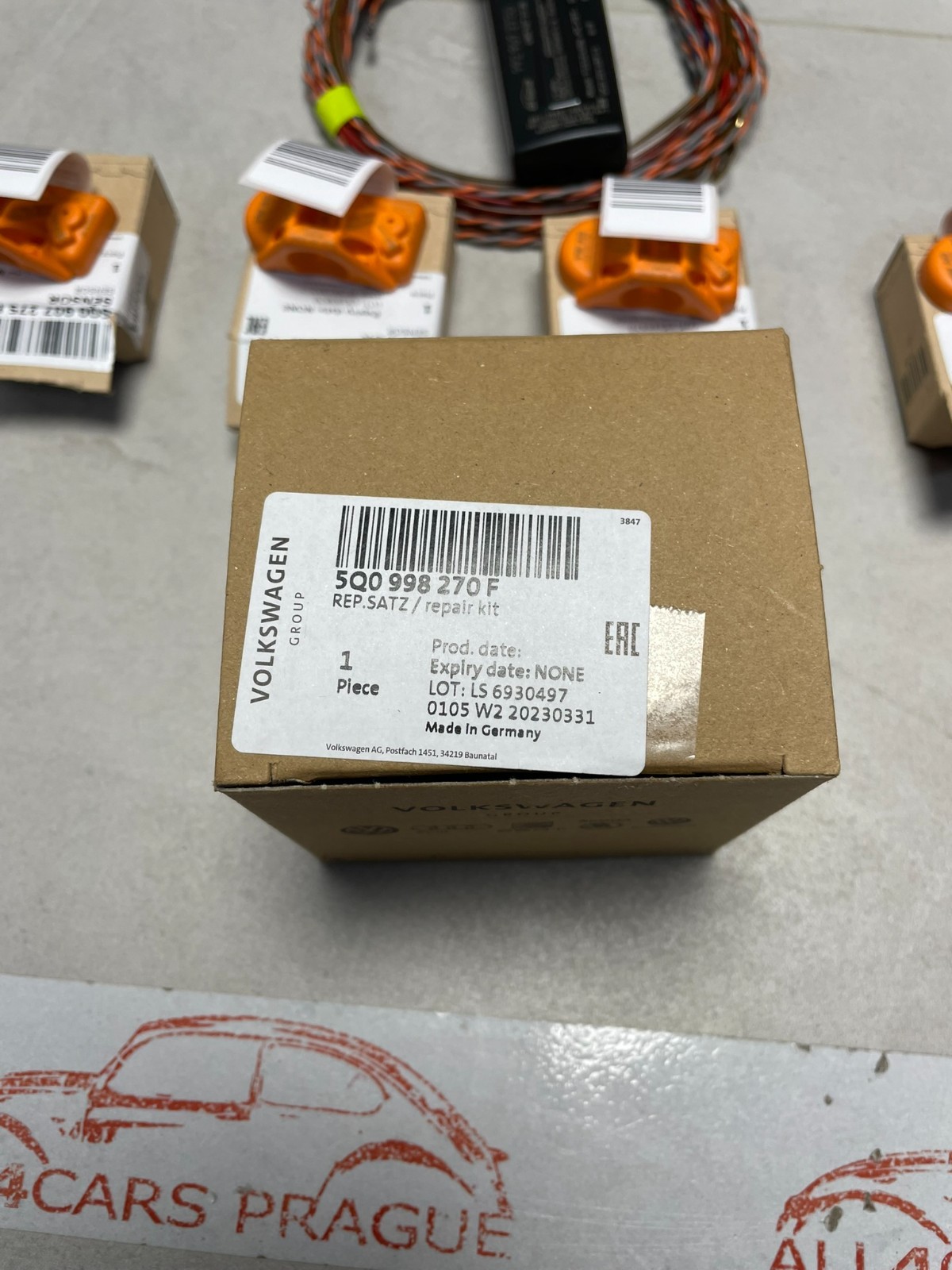 PORSCHE ORIG. RETROFIT RDKS SENZOR STEUERGERÄT VERLEGUNG 5Q0907275F + 992907273D - Obrázek 9