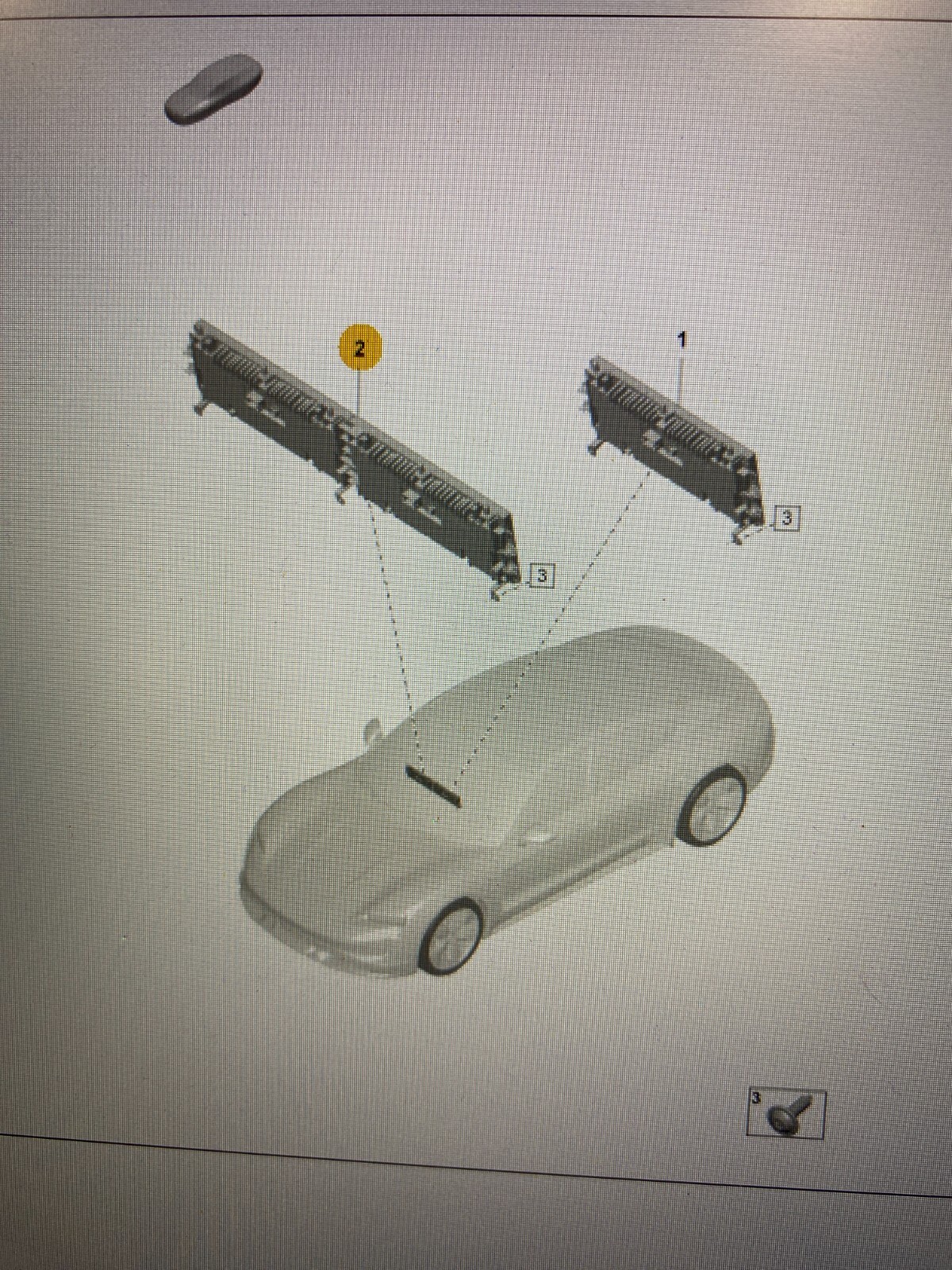 PORSCHE TAYCAN LCD NAVI BEDIENEINHEIT MIT TOUCH-SCREEN 9J1919599P ORIG. NEU!! - Obrázek 5