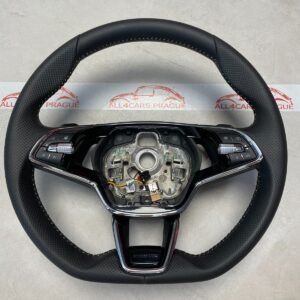 ŠKODA OCTAVIA IV 5E3 SPORT-LINE LENKRAD BEHEIZT ABGEFLACHT GELOCHT 5E3419093BB