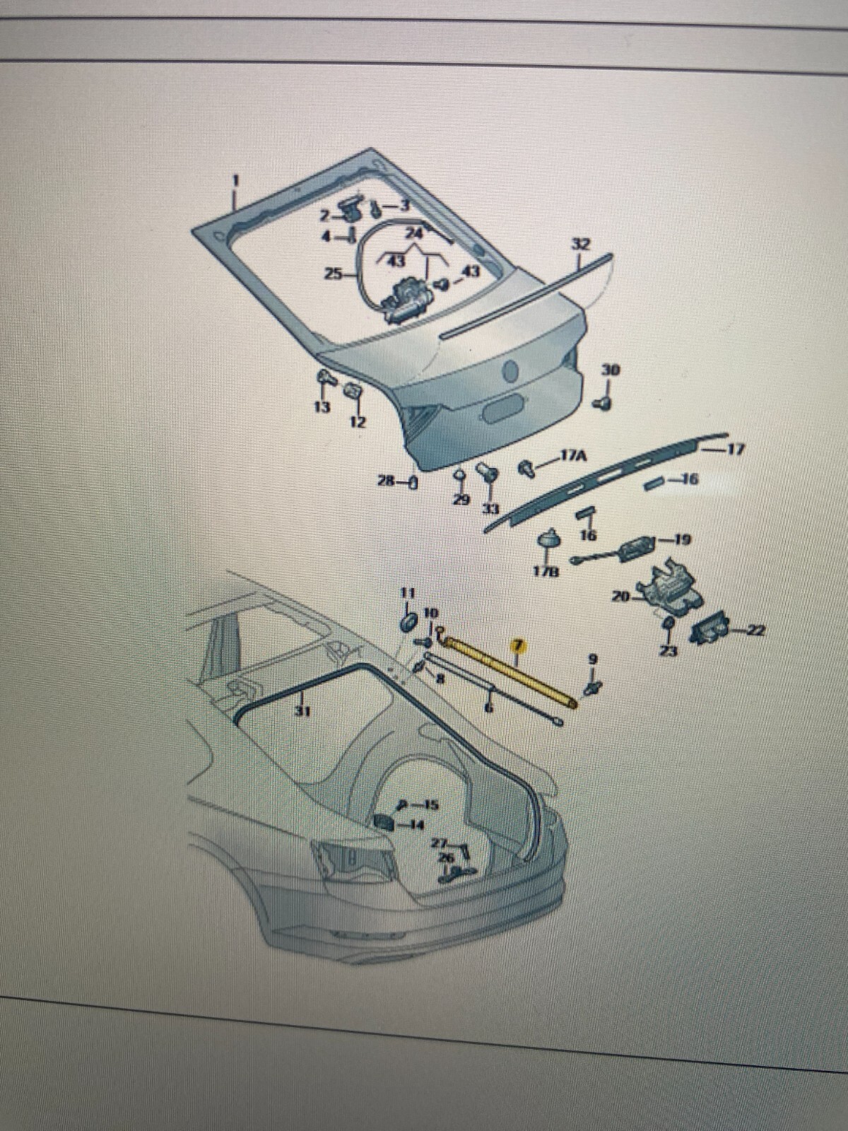 SKODA SUPERB ELEKTRISCHE ANTRIEBSEINHEIT FÜR ELEKTRISCHE HECKLAPE 3V0827851C OE - Obrázek 10