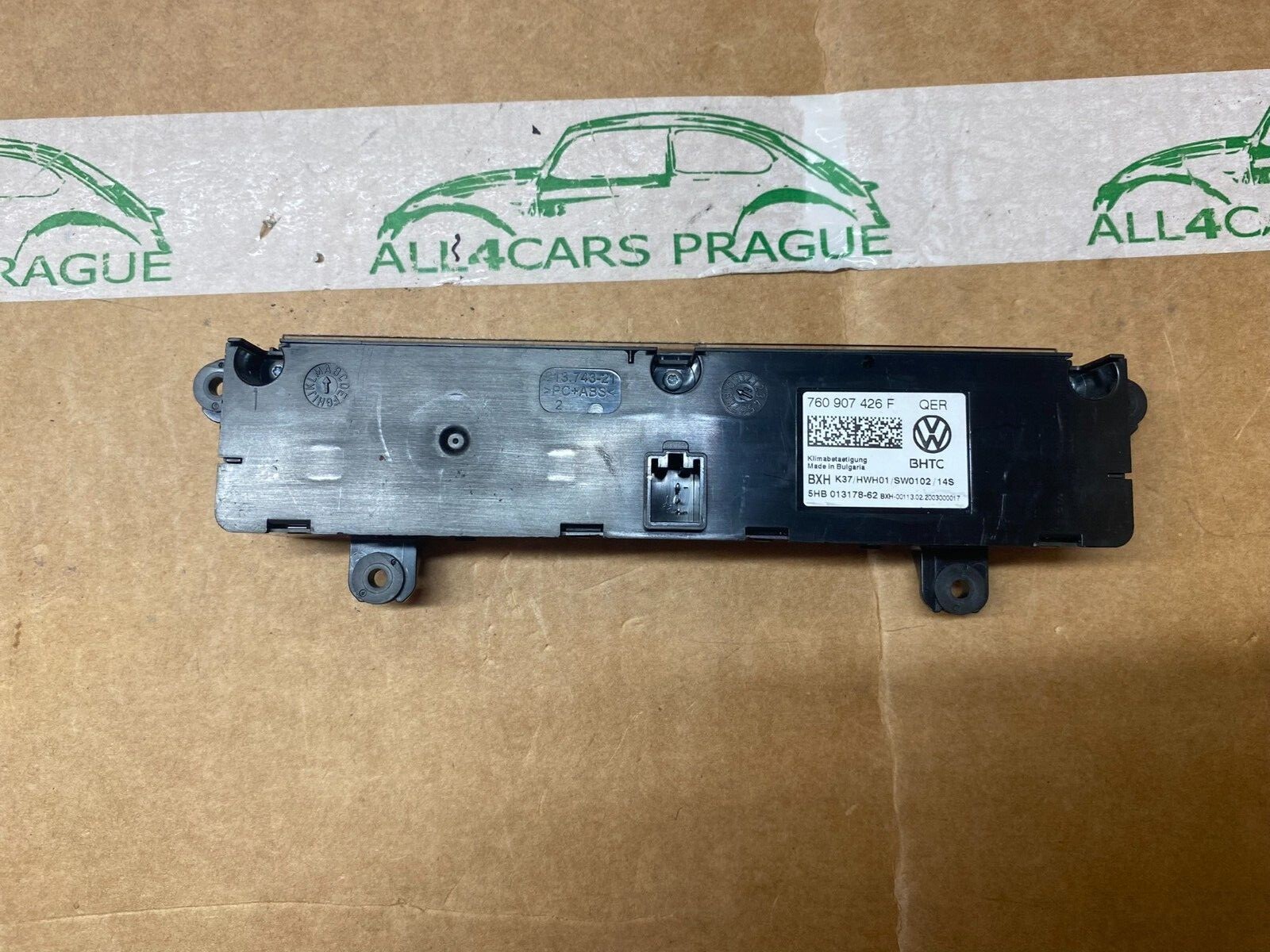 VOLKSWAGEN TOUAREG HEIZUNG AC CLIMATE CONTROLS 760907426F ORIGINAL - Obrázek 8