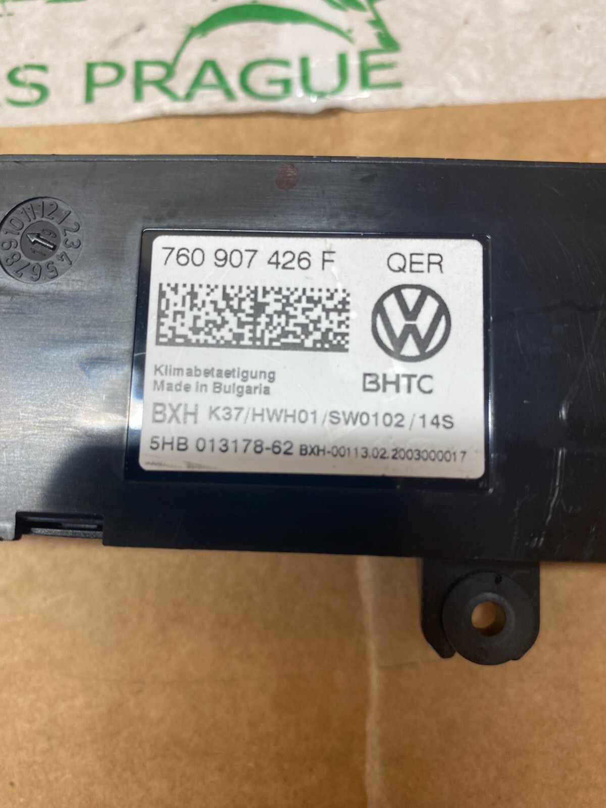 VOLKSWAGEN TOUAREG HEIZUNG AC CLIMATE CONTROLS 760907426F ORIGINAL - Obrázek 9