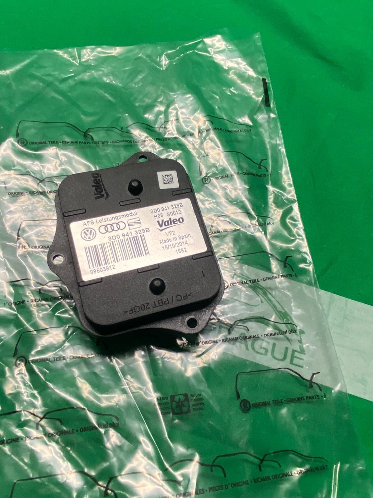 VW AUDI AFS LEISTUNGSMODUL KONTROLLE MODUL EINHEIT 3D0941329B ORIG.NEU! - Obrázek 12