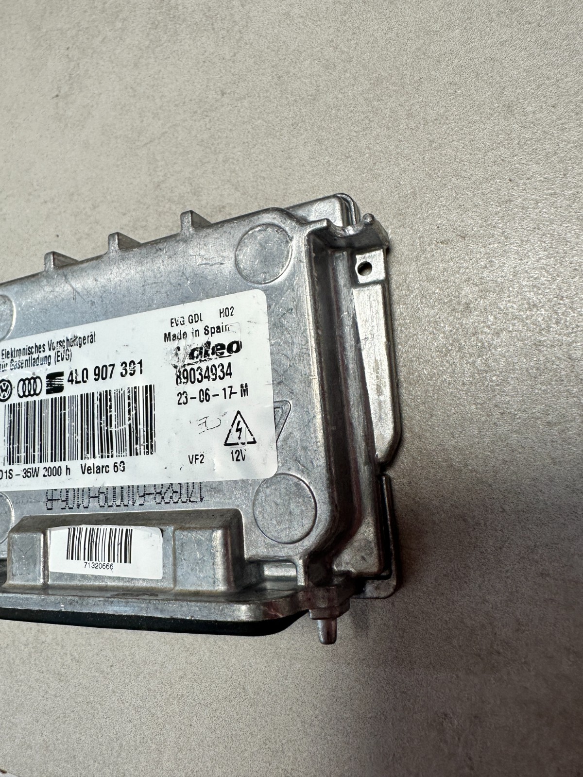 VW AUDI SEAT XENON SCHEINWERFER STEUERGERAT 4L0907391 ORIGINAL - Obrázek 13