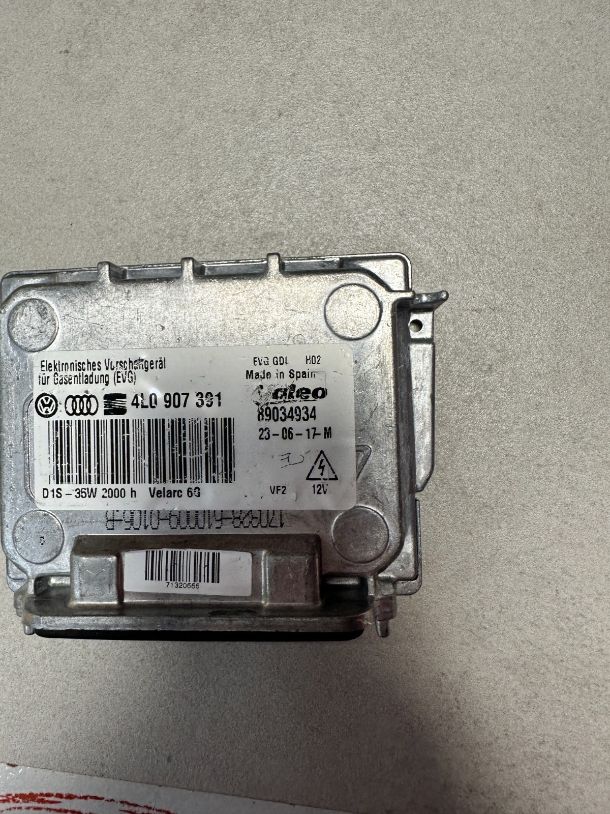 VW AUDI SEAT XENON SCHEINWERFER STEUERGERAT 4L0907391 ORIGINAL - Obrázek 14