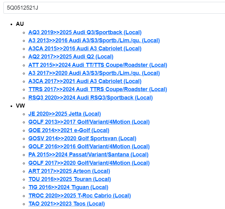 VW AUDI SKODA NIVEAUSENSOR LEUCHTWEITENREGULIERUNG 5Q0907503-5Q0512521J OE! - Obrázek 17