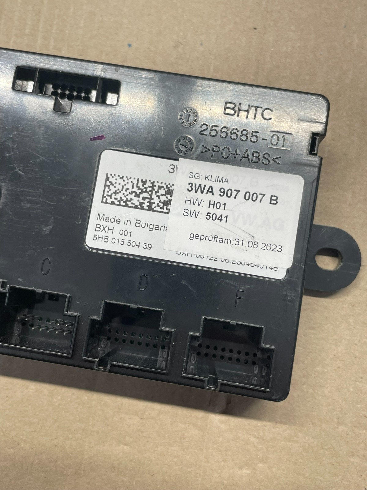 VW AUDI ŠKODA SEAT STEUERGERÄT FÜR KLIMAANLAGE 3WA907007B FAST NEU DEM TEST CAR - Obrázek 11