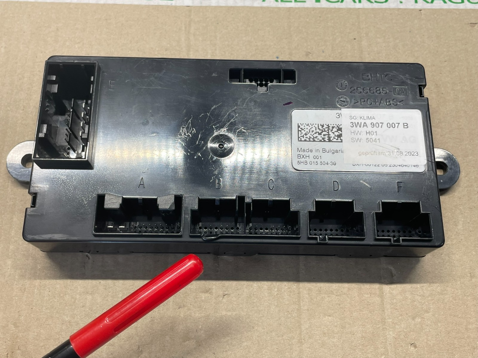 VW AUDI ŠKODA SEAT STEUERGERÄT FÜR KLIMAANLAGE 3WA907007B FAST NEU DEM TEST CAR - Obrázek 12