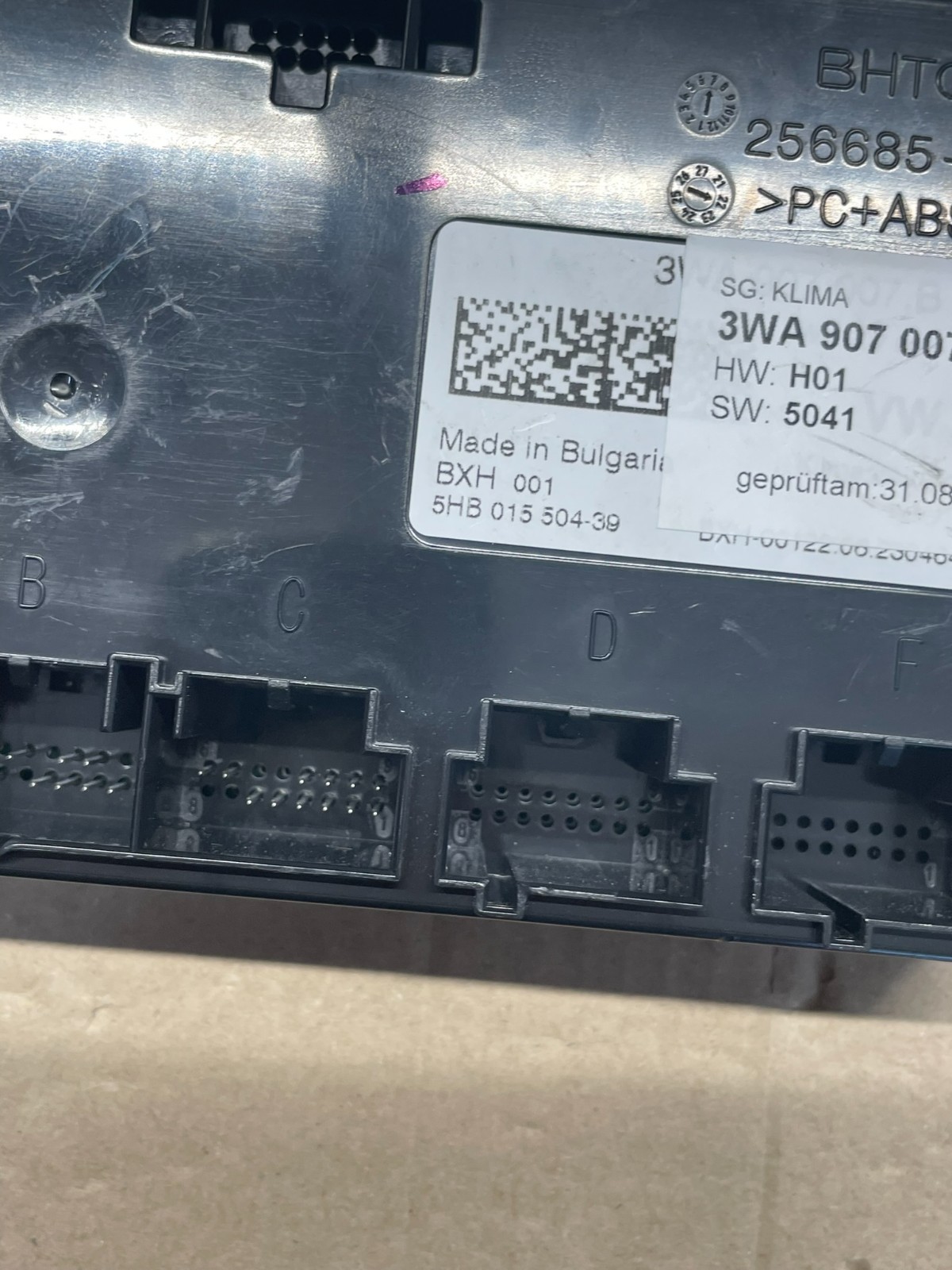 VW AUDI ŠKODA SEAT STEUERGERÄT FÜR KLIMAANLAGE 3WA907007B FAST NEU DEM TEST CAR - Obrázek 10