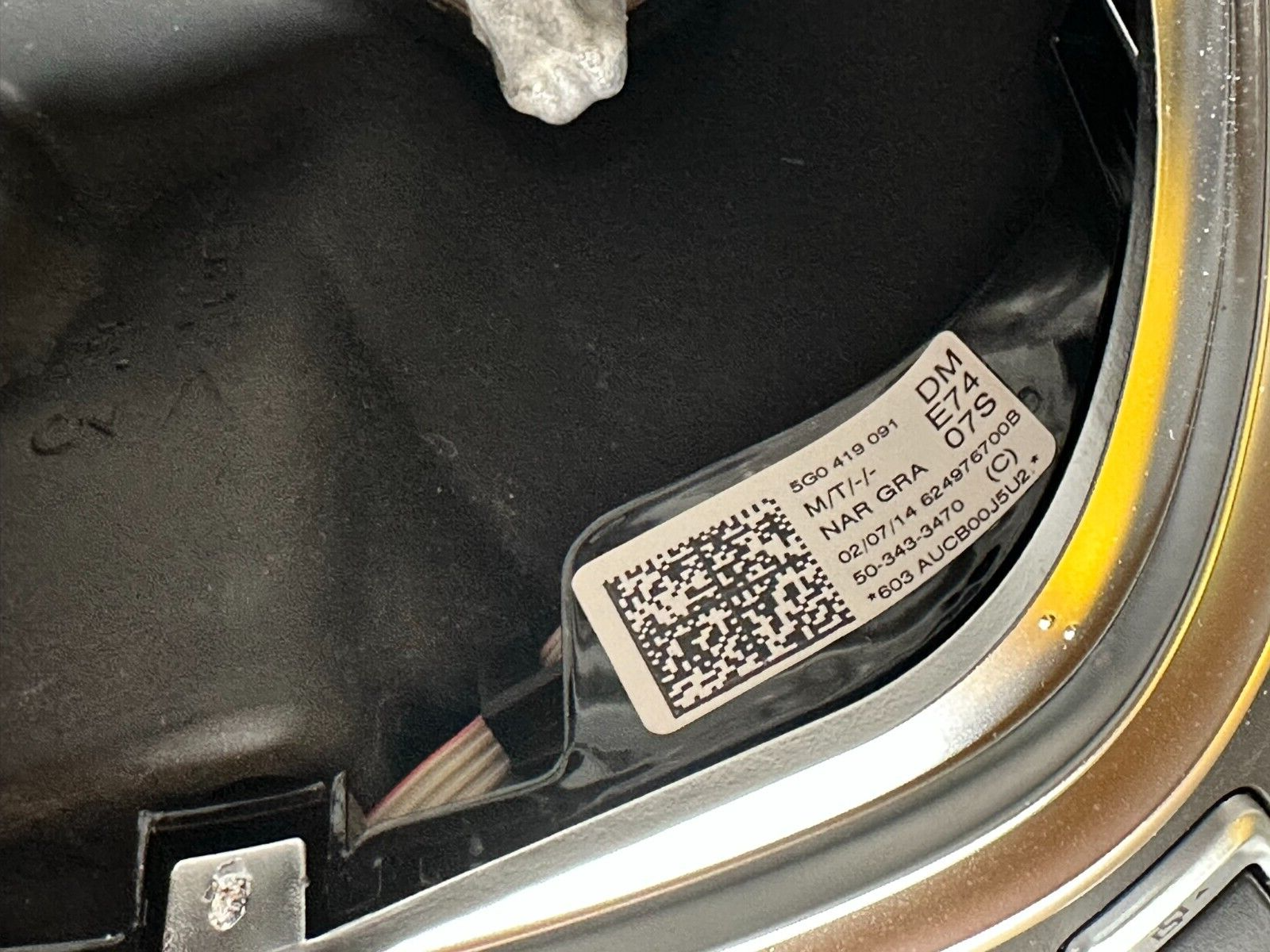 VW GOLF 7 VII PASSAT B8 MULTIFUNKTION LENKRAD DSG LEDER R-LOGO 5G0419091DM E74 - Obrázek 14