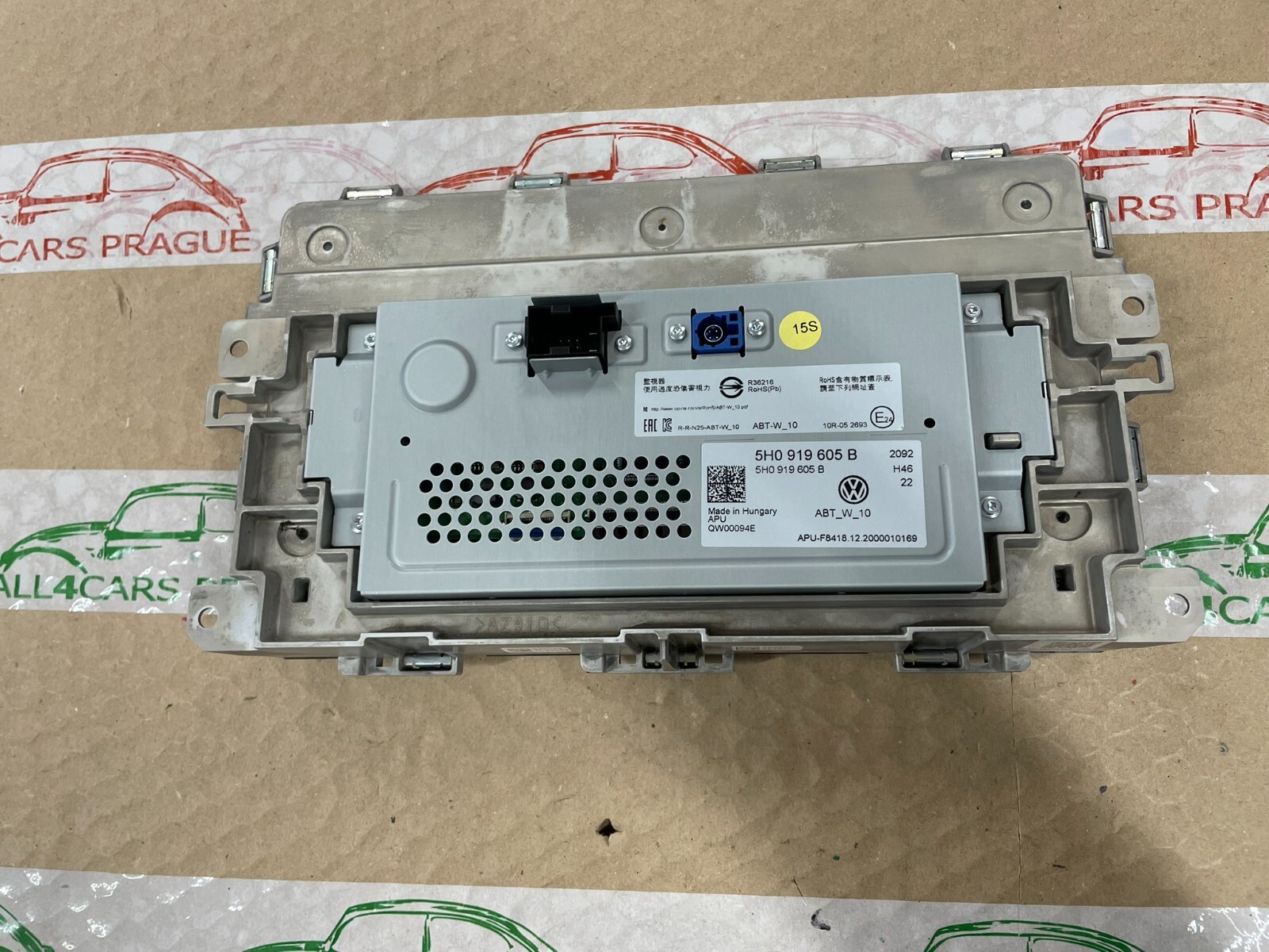 VW GOLF 8 MIB3 MQB UNIT LCD NAVIGATIONSSYSTEM 5H0035820P + 5H0919605B NEU ORIG - Obrázek 18