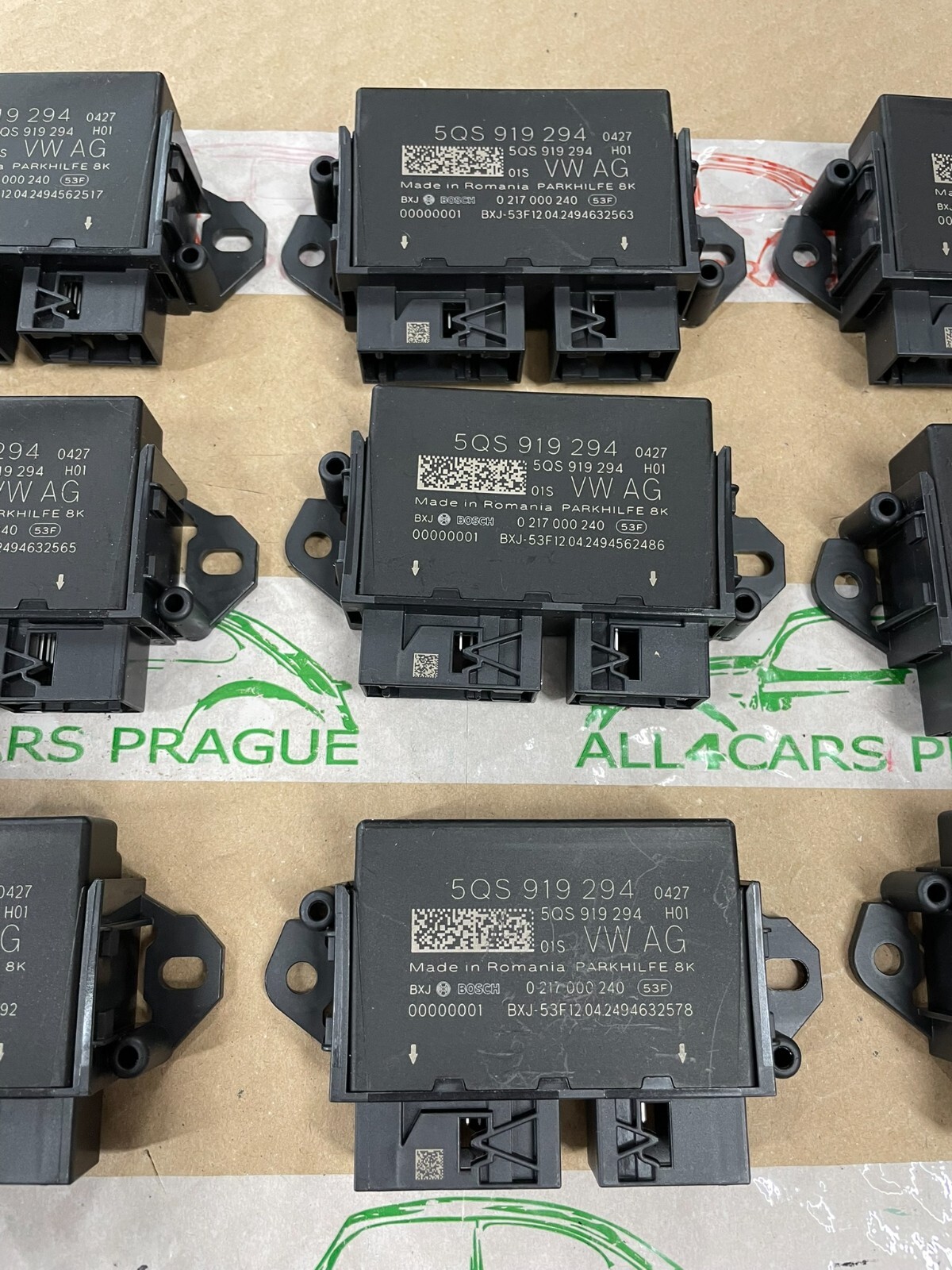 VW GOLF PASSAT TIGUAN CRAFTER CADDY STEUERGERÄT FÜR EINPARKHILFE 8K 5QS919294 - Obrázek 9