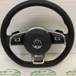 VW GTI MULTIFUKTIONAL LENKRAD KOMPLET MIT SCHALTWIPPEN 2Q0419091CJ ORIG. NEU!!