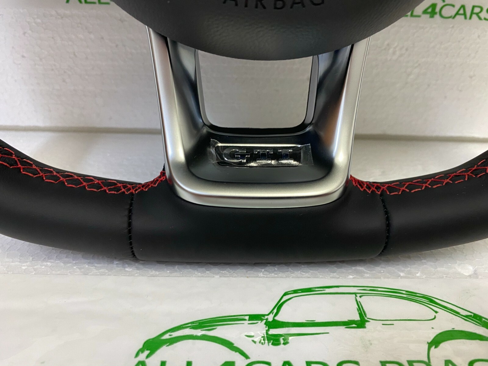 VW GTI MULTIFUKTIONAL LENKRAD KOMPLET MIT SCHALTWIPPEN 2Q0419091CJ ORIG. NEU!! - Obrázek 7