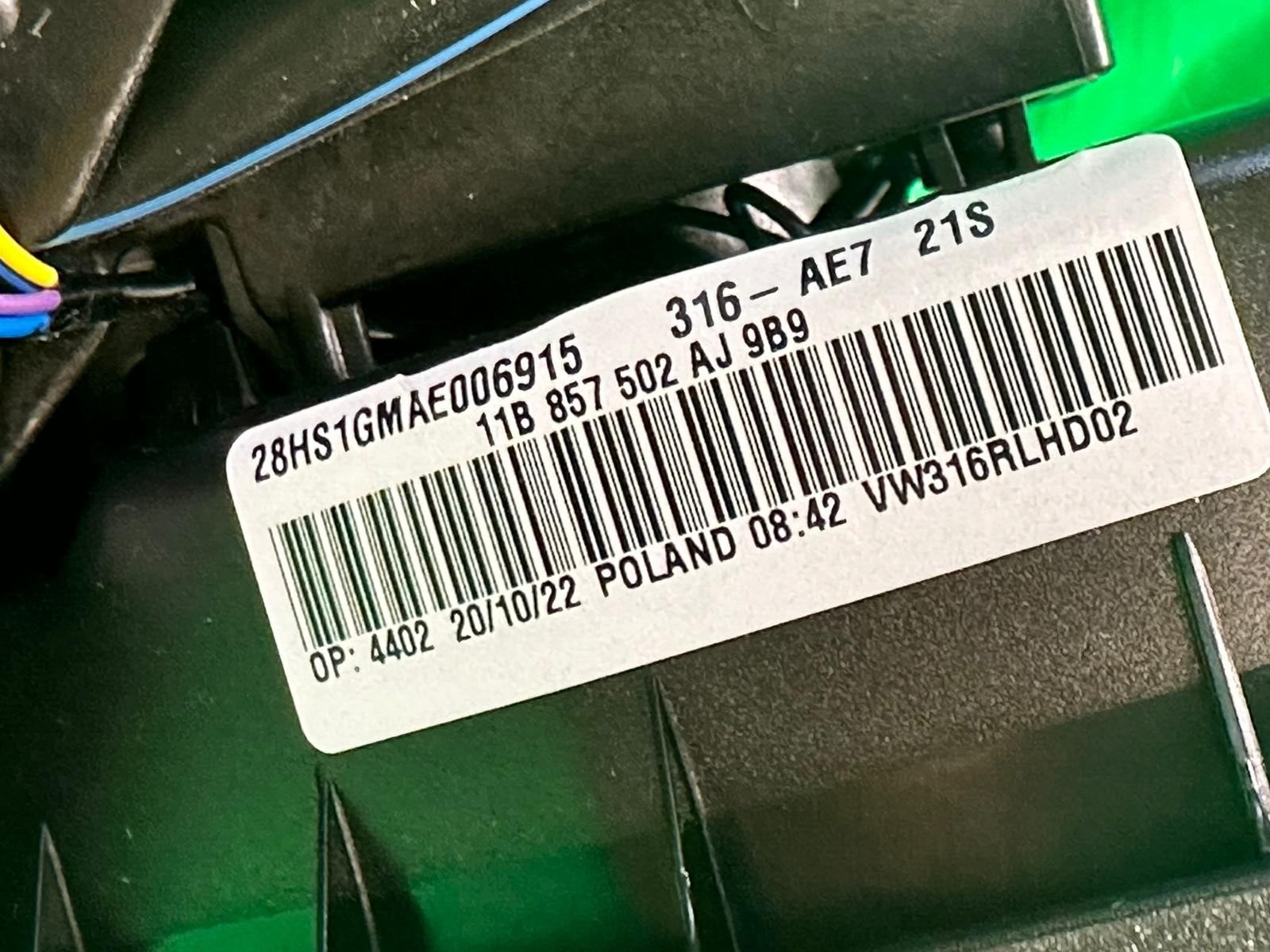 VW ID.4 ID.5 AUßENSPIEGEL RECHTS ELEKTRISCH UMFELDBELEUCHTUNG 11B857502AJ NEU - Obrázek 19