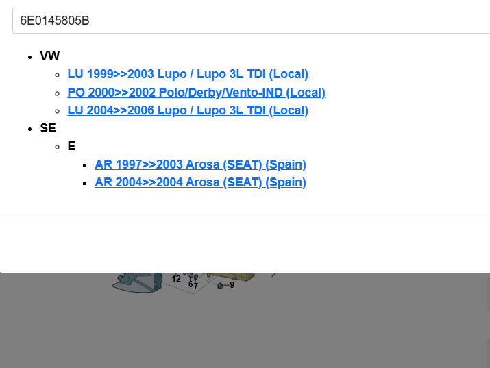 VW LUPO , POLO, SEAT AROSA 1.2 TDI / 1.4 TDI LADELUFTKÜHLER 6E0145805B TEST CAR - Obrázek 5