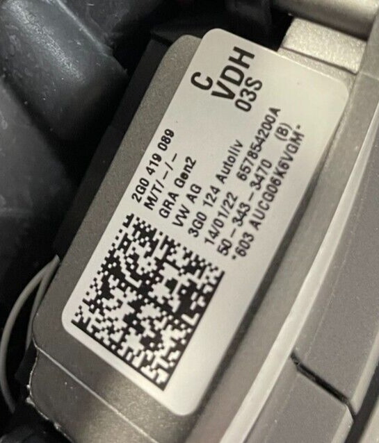 VW PASSAT ARTEON TIG..SPORT LENKRAD ABGEFLACHT LEDER R-LOGO 2G0419089C Fast Neu - Obrázek 6