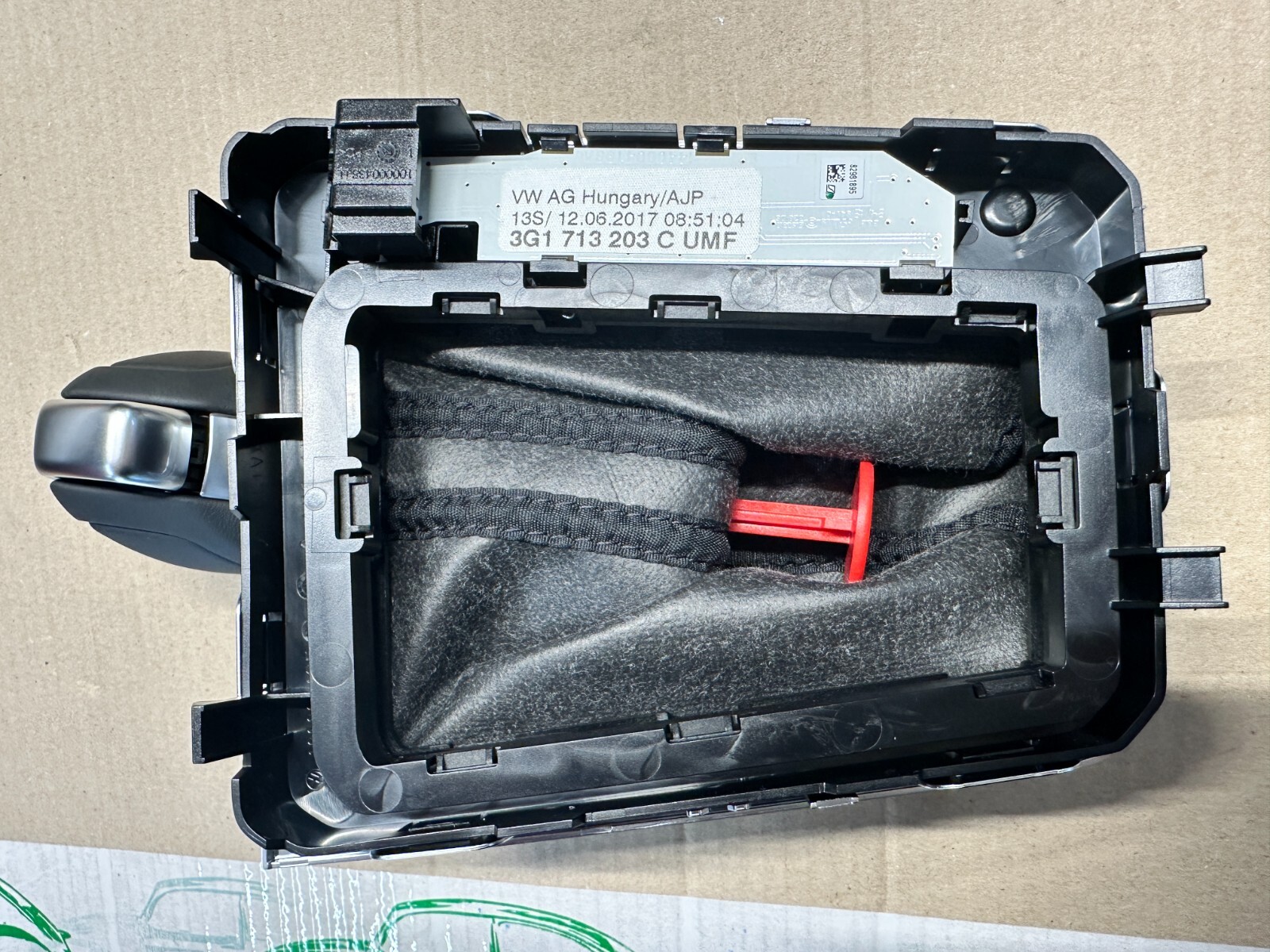 VW PASSAT VW ARTEON SCHALTKNAUF DSG LEDER KOMPLET 3G1713203C ORIGINAL VW TEIL - Obrázek 22