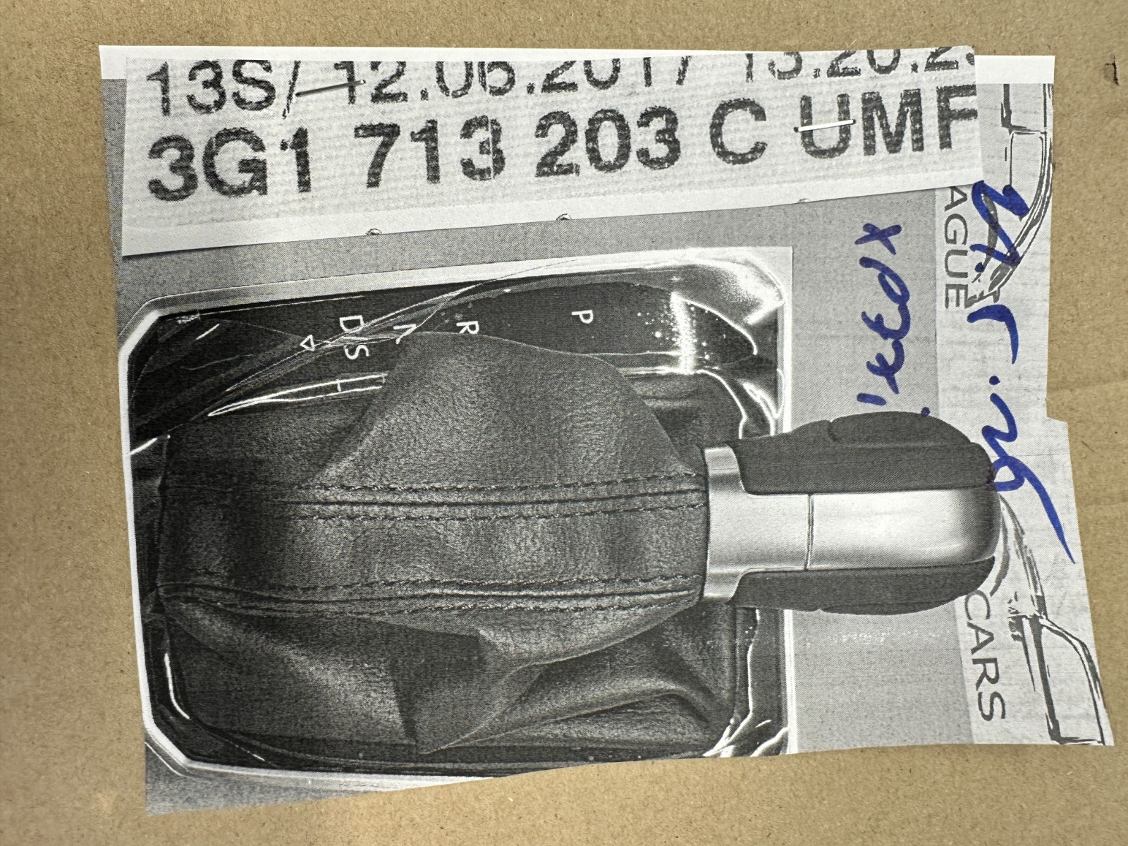 VW PASSAT VW ARTEON SCHALTKNAUF DSG LEDER KOMPLET 3G1713203C ORIGINAL VW TEIL - Obrázek 23