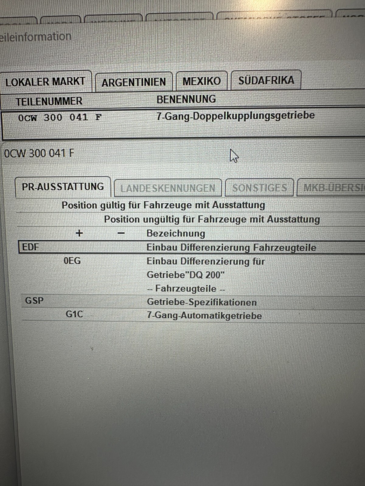 VW PASSAT/VARIANT/4MOTION AUTOMATIKGETRIEBE DSG, CODE: SMV, - NEU-!! ORIGINAL - Obrázek 18
