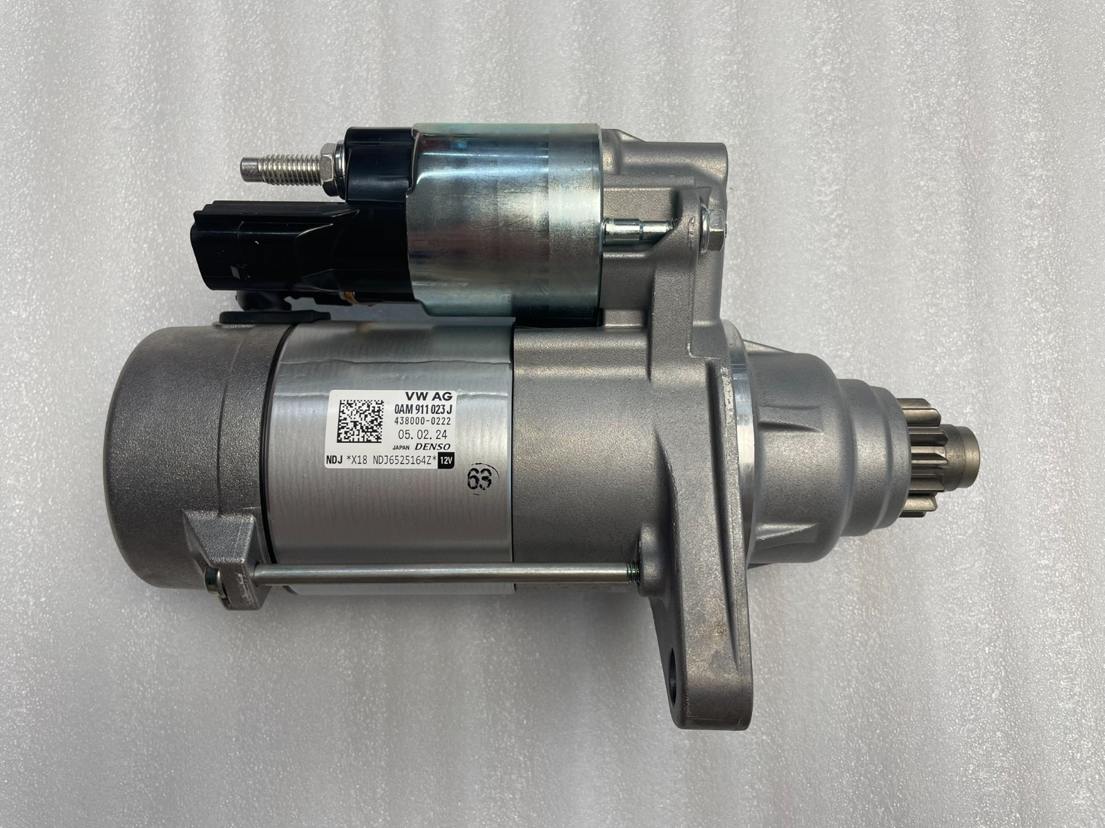 VW ŠKODA ANLASSER STARTER 0AM911023J = 0AM911021E 1.6 TDI DSG 12V ORIG. VW NEU