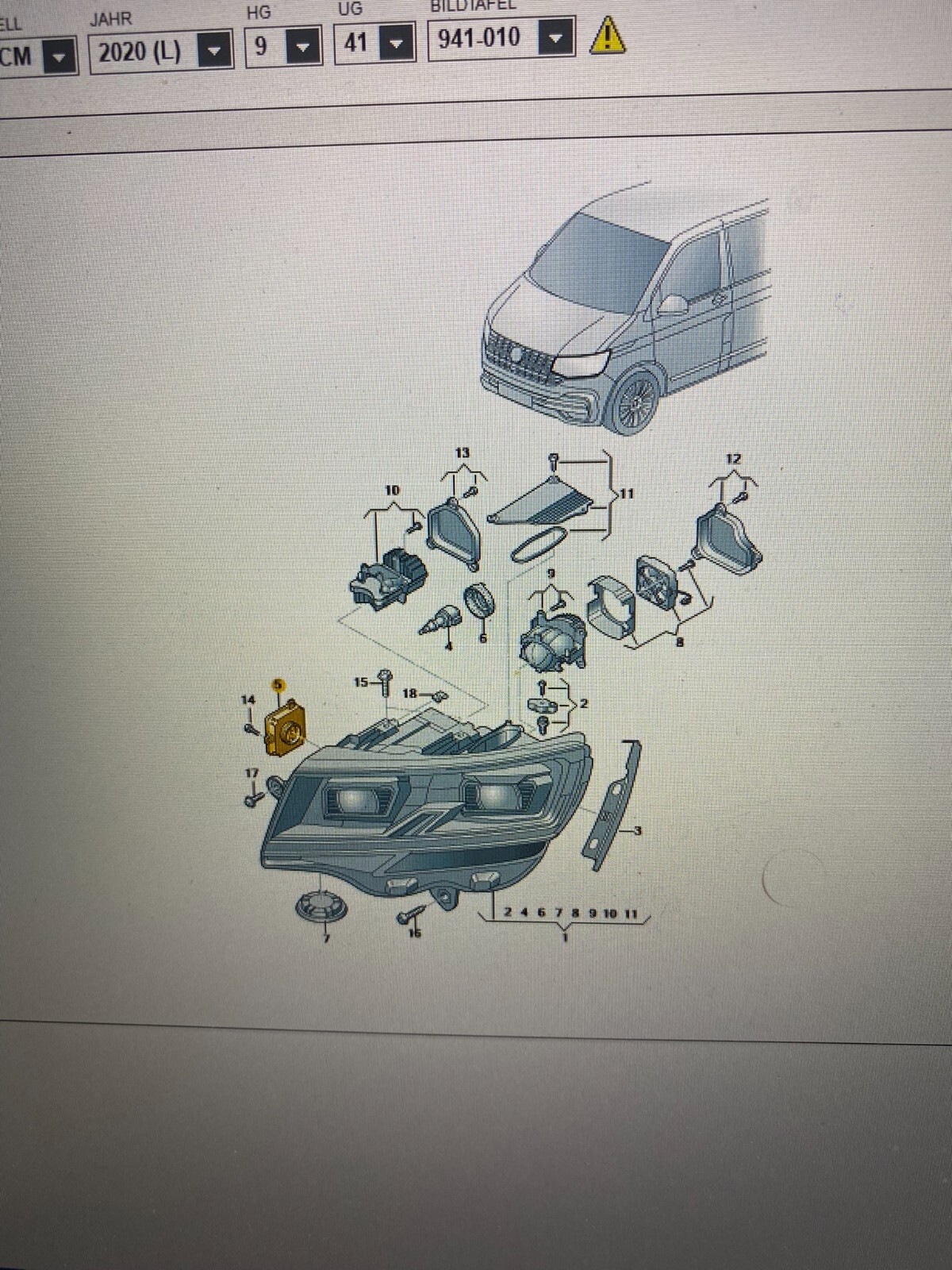 VW SKODA SEAT LED SCHEINWERFER STEUERGERÄT 992941571AE ORIGINAL NEU!! - Obrázek 11