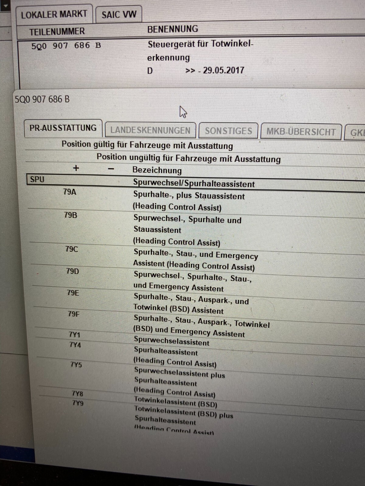 VW SKODA SEAT STEUERGERÄT FUR TOTWINKEL ERKENNUNG 5Q0907686B ORIG.NEU!!! - Obrázek 11