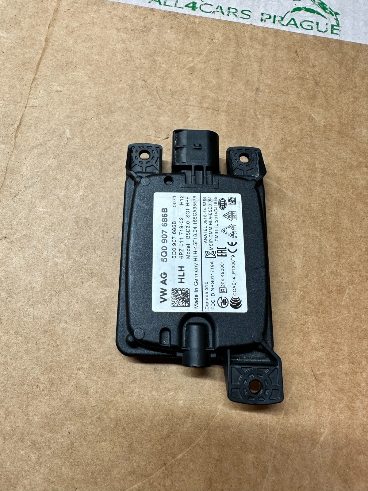 VW SKODA SEAT STEUERGERÄT FUR TOTWINKEL ERKENNUNG 5Q0907686B ORIG.NEU!!! - Obrázek 5