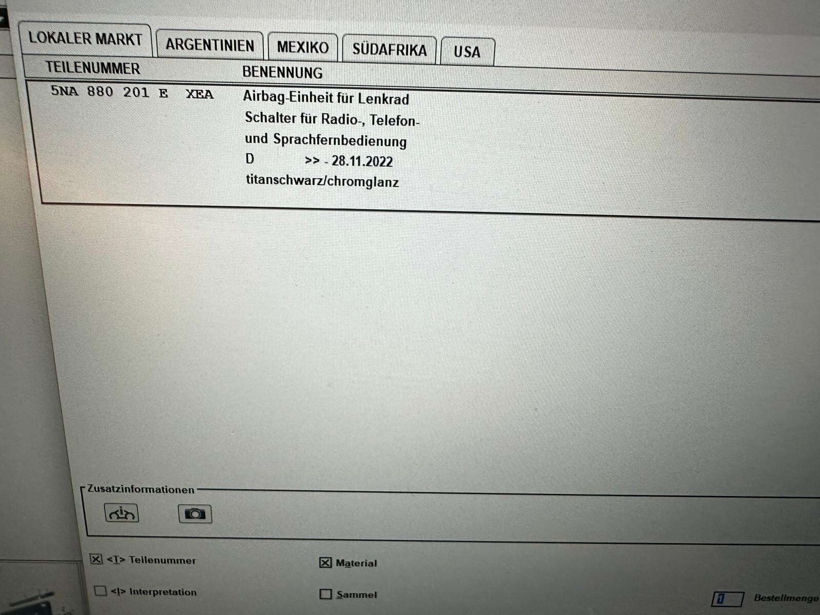 VW TIGUAN 2020-2023 SCHALTTAFEL HUD-DASHBOARD HUD 5NB 857 003 N + GURTEN+AIRBAG - Obrázek 14