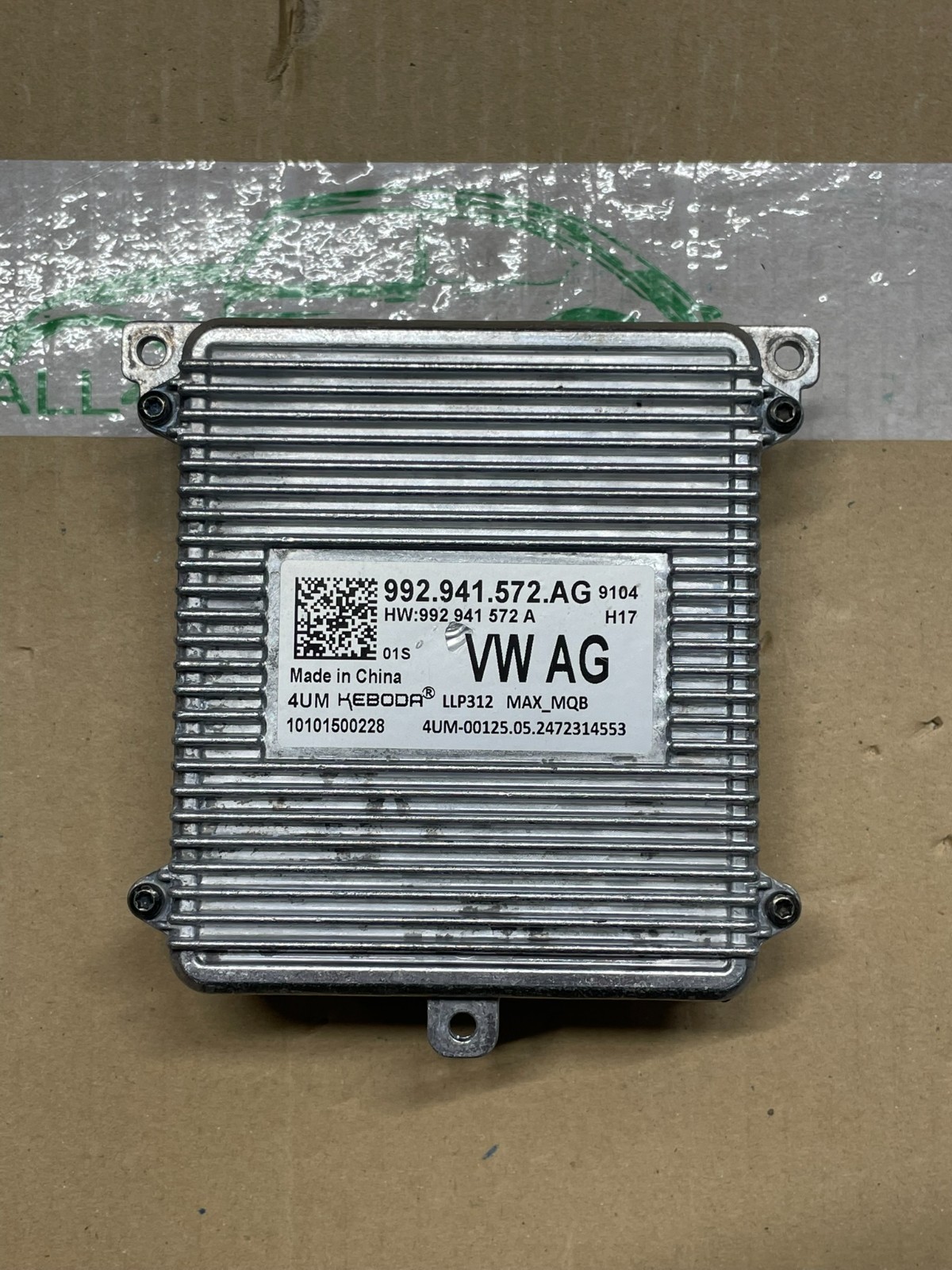 VW TIGUAN VW ID 3 , 4 BUZZ LEISTUNGSMODUL FÜR SCHEINWERFER 992941572AG TEST CAR