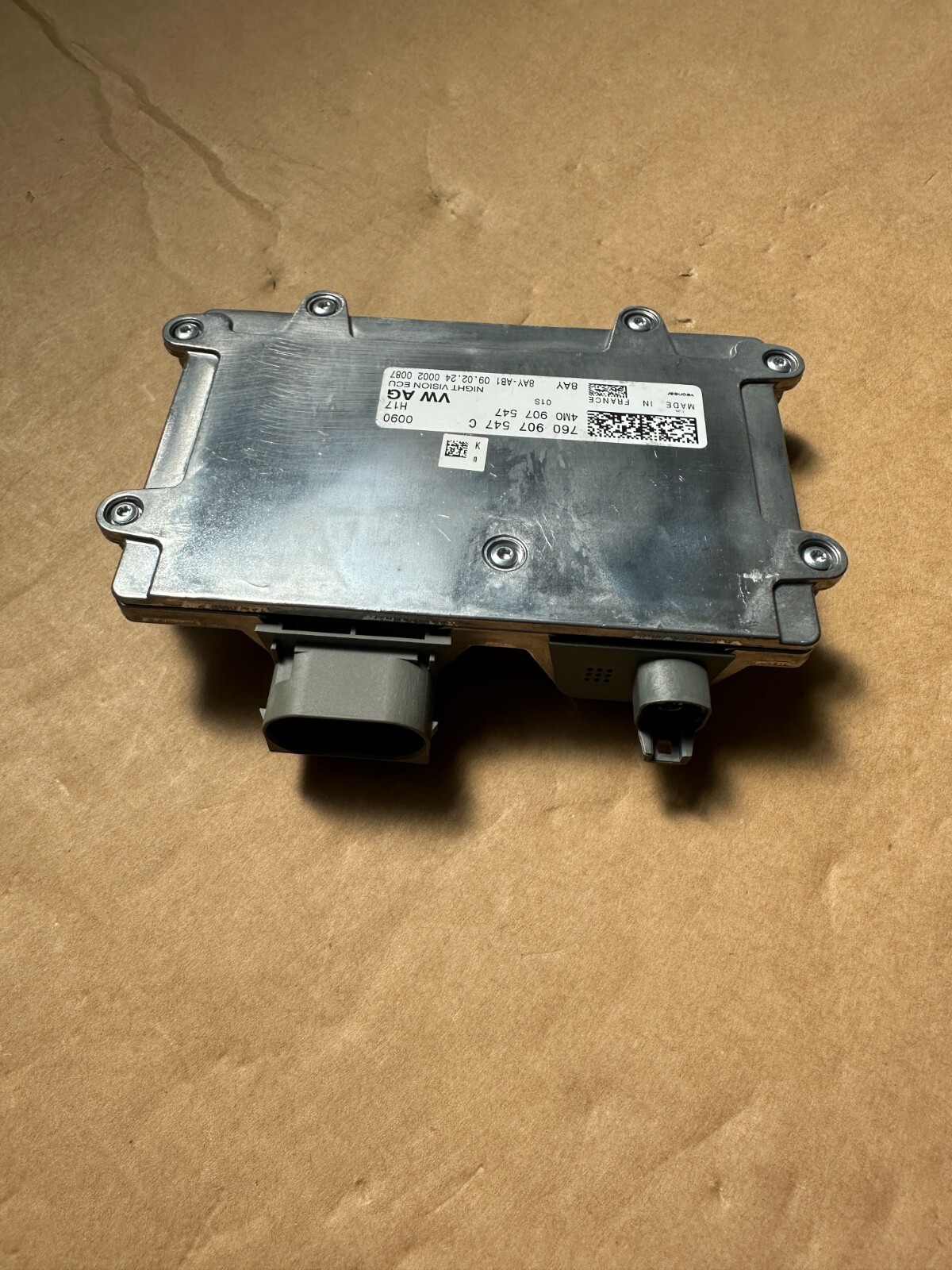 VW TOUAREG 760907547C NACHTSICHT KAMERA STEUERGERÄT NIGHT VISION ECU ORIG.NEU !! - Obrázek 11