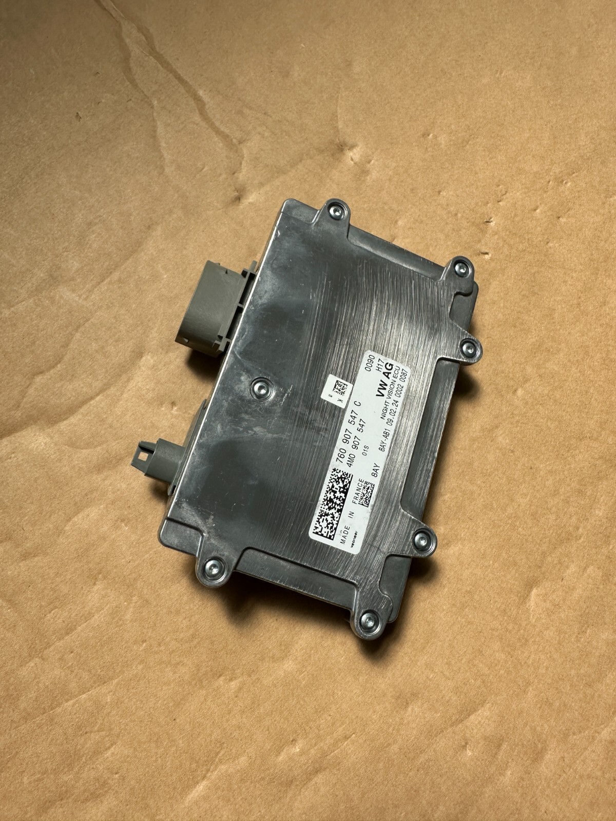 VW TOUAREG 760907547C NACHTSICHT KAMERA STEUERGERÄT NIGHT VISION ECU ORIG.NEU !! - Obrázek 12