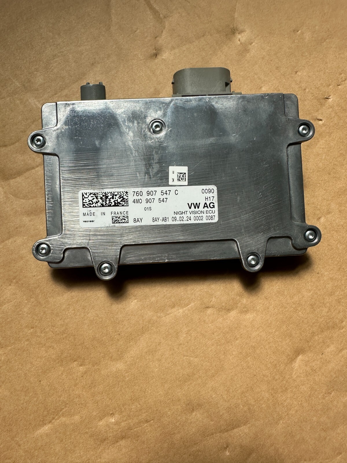 VW TOUAREG 760907547C NACHTSICHT KAMERA STEUERGERÄT NIGHT VISION ECU ORIG.NEU !! - Obrázek 13