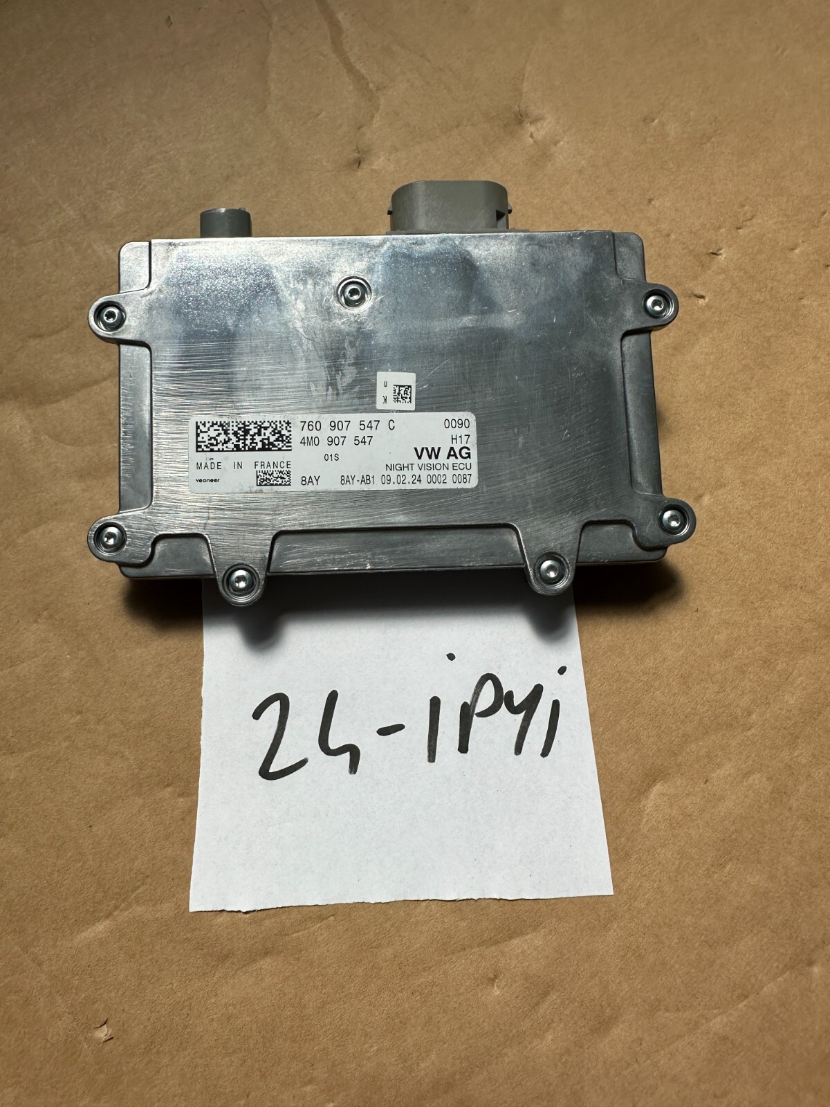 VW TOUAREG 760907547C NACHTSICHT KAMERA STEUERGERÄT NIGHT VISION ECU ORIG.NEU !! - Obrázek 14