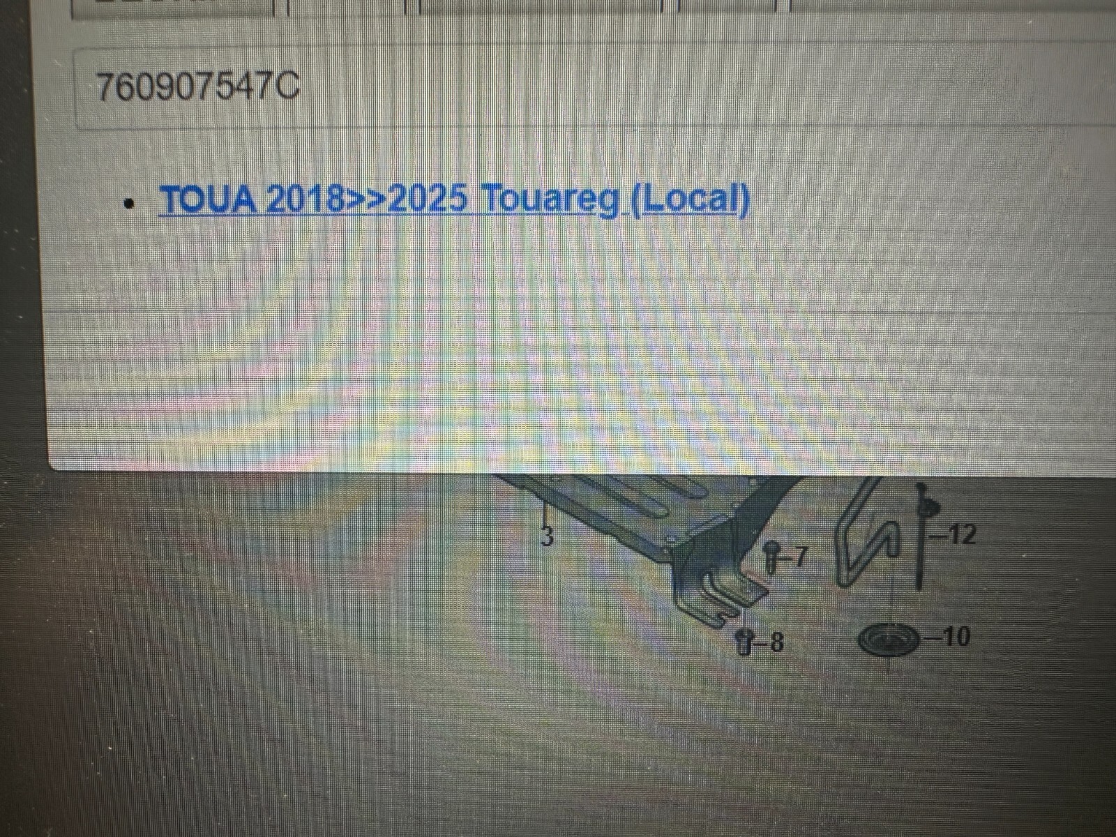 VW TOUAREG 760907547C NACHTSICHT KAMERA STEUERGERÄT NIGHT VISION ECU ORIG.NEU !! - Obrázek 5