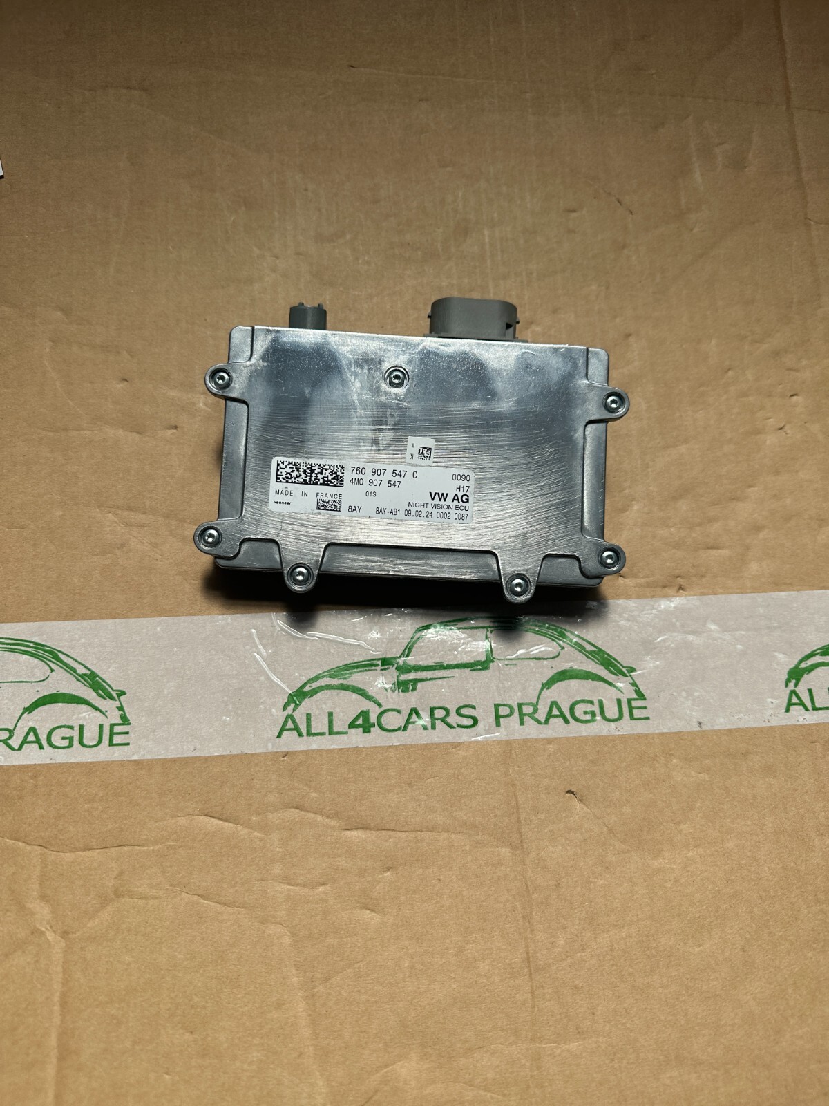 VW TOUAREG 760907547C NACHTSICHT KAMERA STEUERGERÄT NIGHT VISION ECU ORIG.NEU !! - Obrázek 6