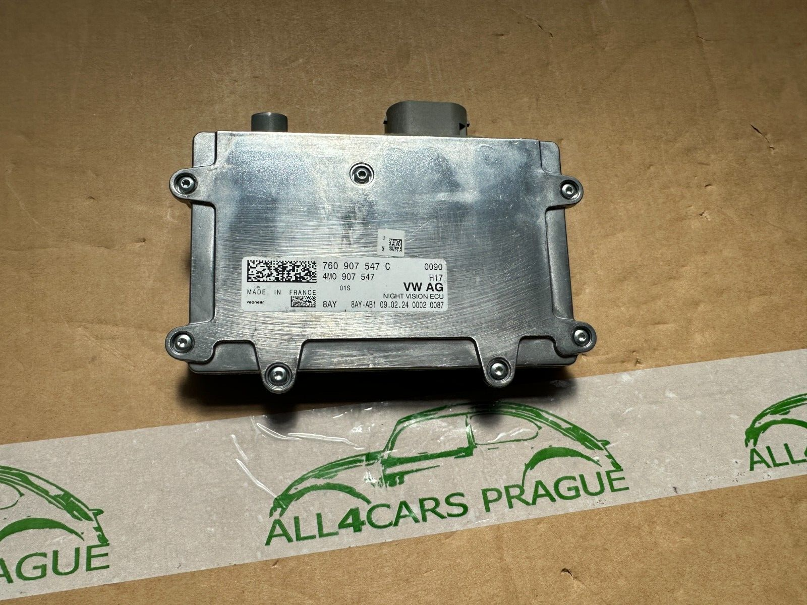VW TOUAREG 760907547C NACHTSICHT KAMERA STEUERGERÄT NIGHT VISION ECU ORIG.NEU !! - Obrázek 7