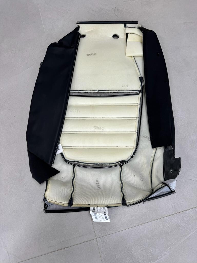 VW TOUAREG 7P SITZBEZUG LEDER BEZUG GELOCHT SCHWARZ-GRAU SITZ HINTEN ORIG.NEU !! - Obrázek 3