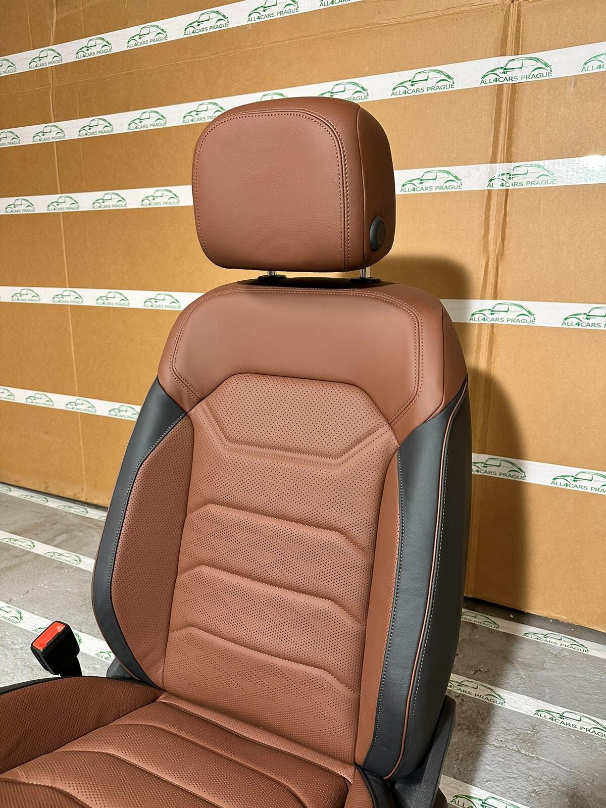 VW TOUAREG III CR7 760 SITZE SPORT LEDER SITZEN BRAUN LEDER VON TEST WAGEN!! - Obrázek 9