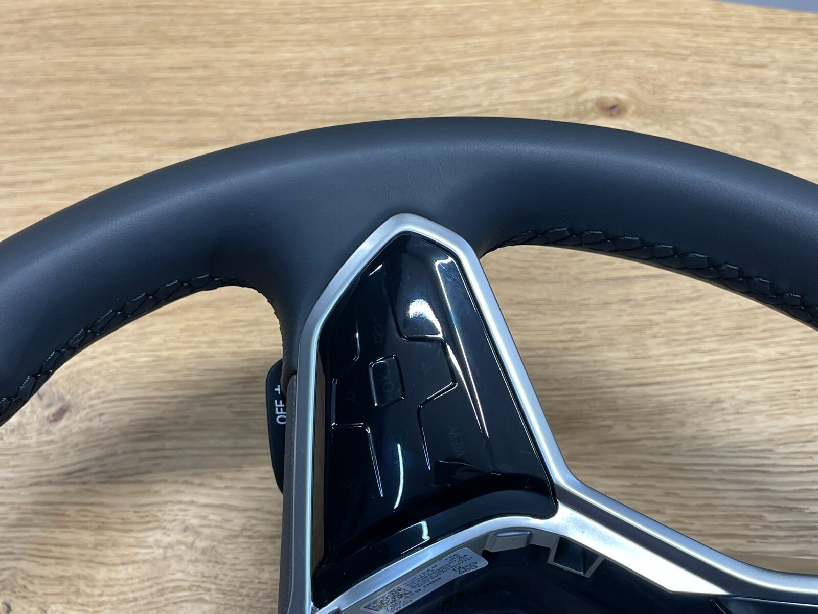 VW TOUAREG MULTIFUNKTIONS LEDER LENKRAD SPORT "R" 760419089Q FAST NEU TEST CAR - Obrázek 13