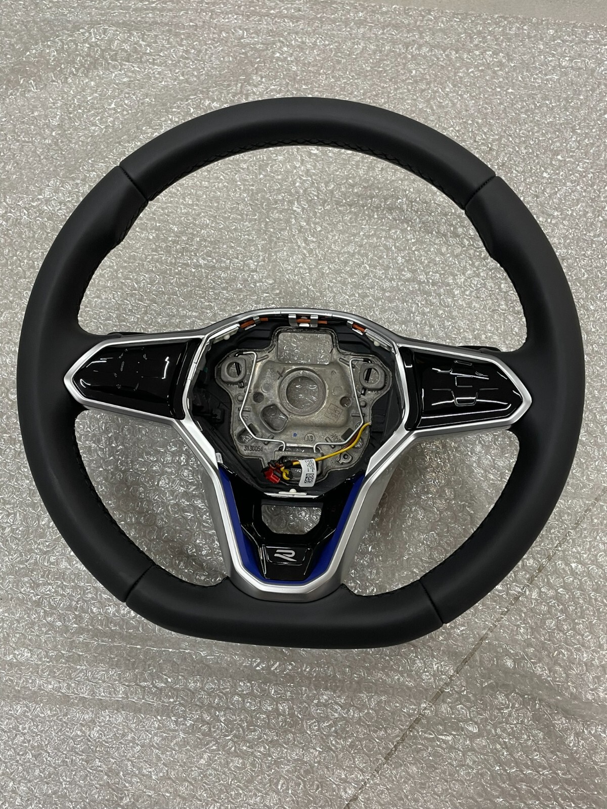 VW TOUAREG MULTIFUNKTIONS SPORT LENKRAD BEHEIZT "R" 760419089S Fast Neu Test Car - Obrázek 4