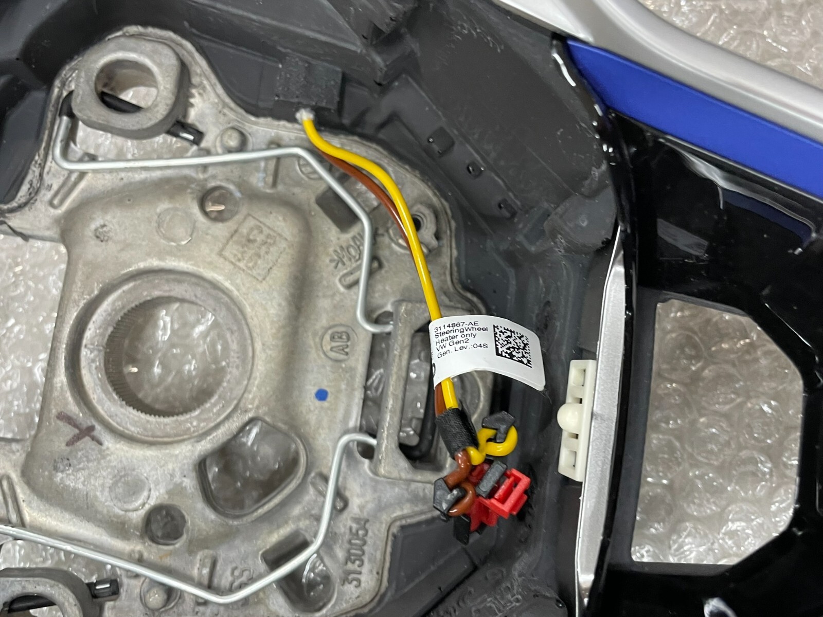 VW TOUAREG MULTIFUNKTIONS SPORT LENKRAD BEHEIZT "R" 760419089S Fast Neu Test Car - Obrázek 5